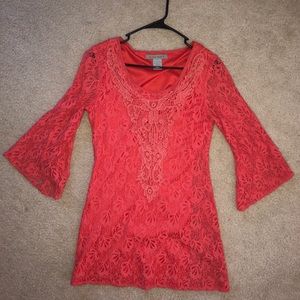 Coral Tunic Dress